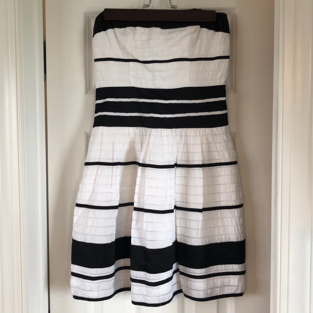 Strapless cocktail dress